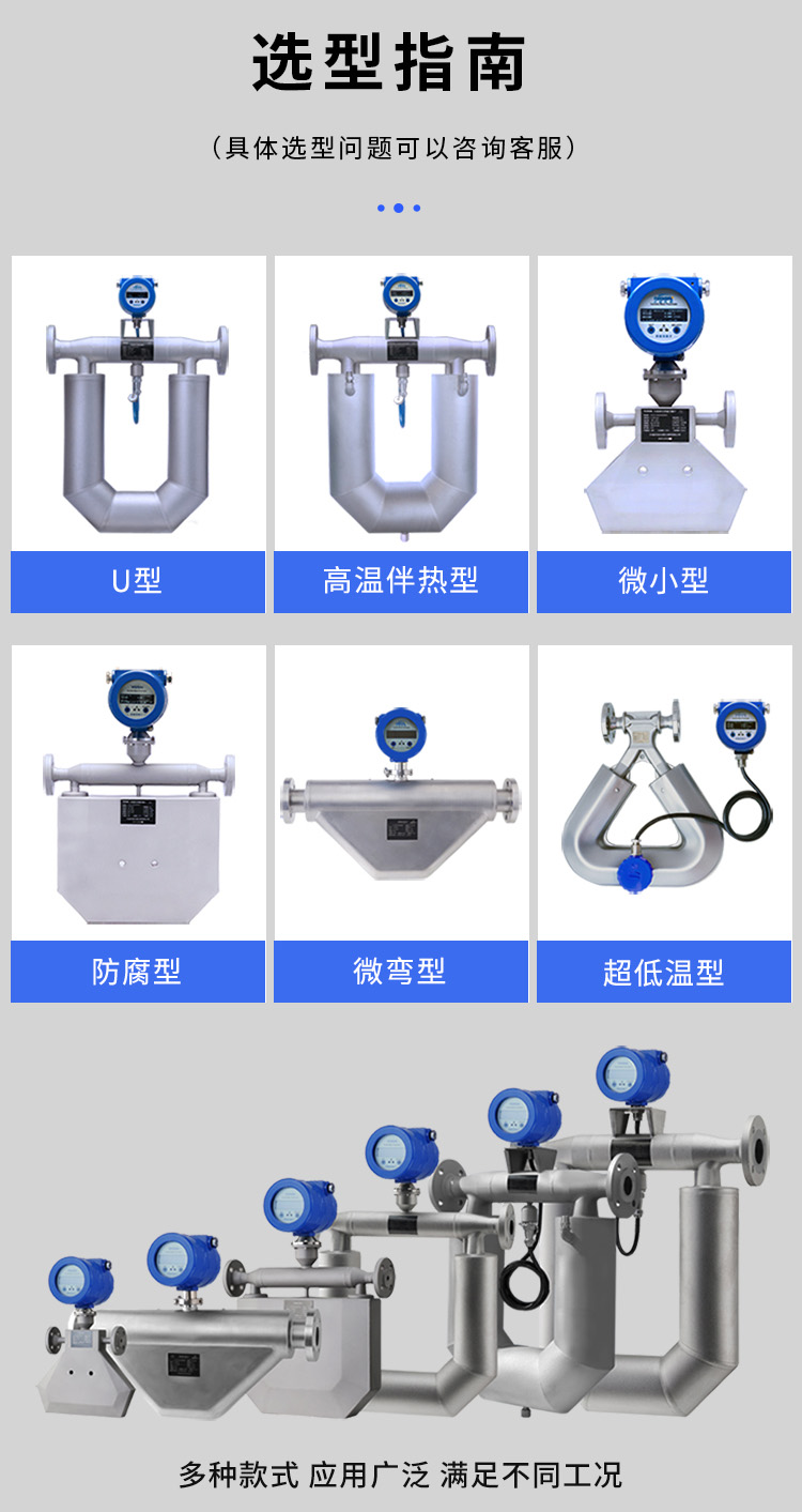 質(zhì)量流量計產(chǎn)品分類圖